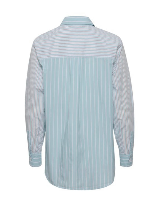 Hemdbluse Sabrin chrystal blue stripe