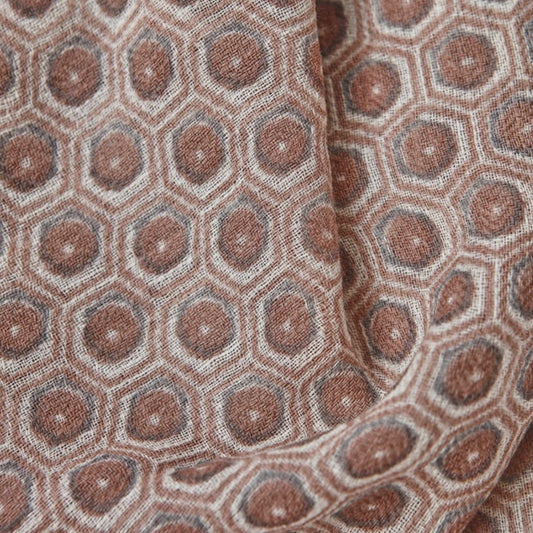 Wollschal Brianna beige/staubrosé