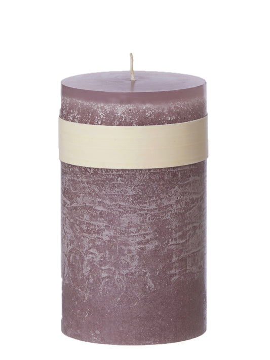 Blockkerze Timber 8x23cm, in vielen Farben