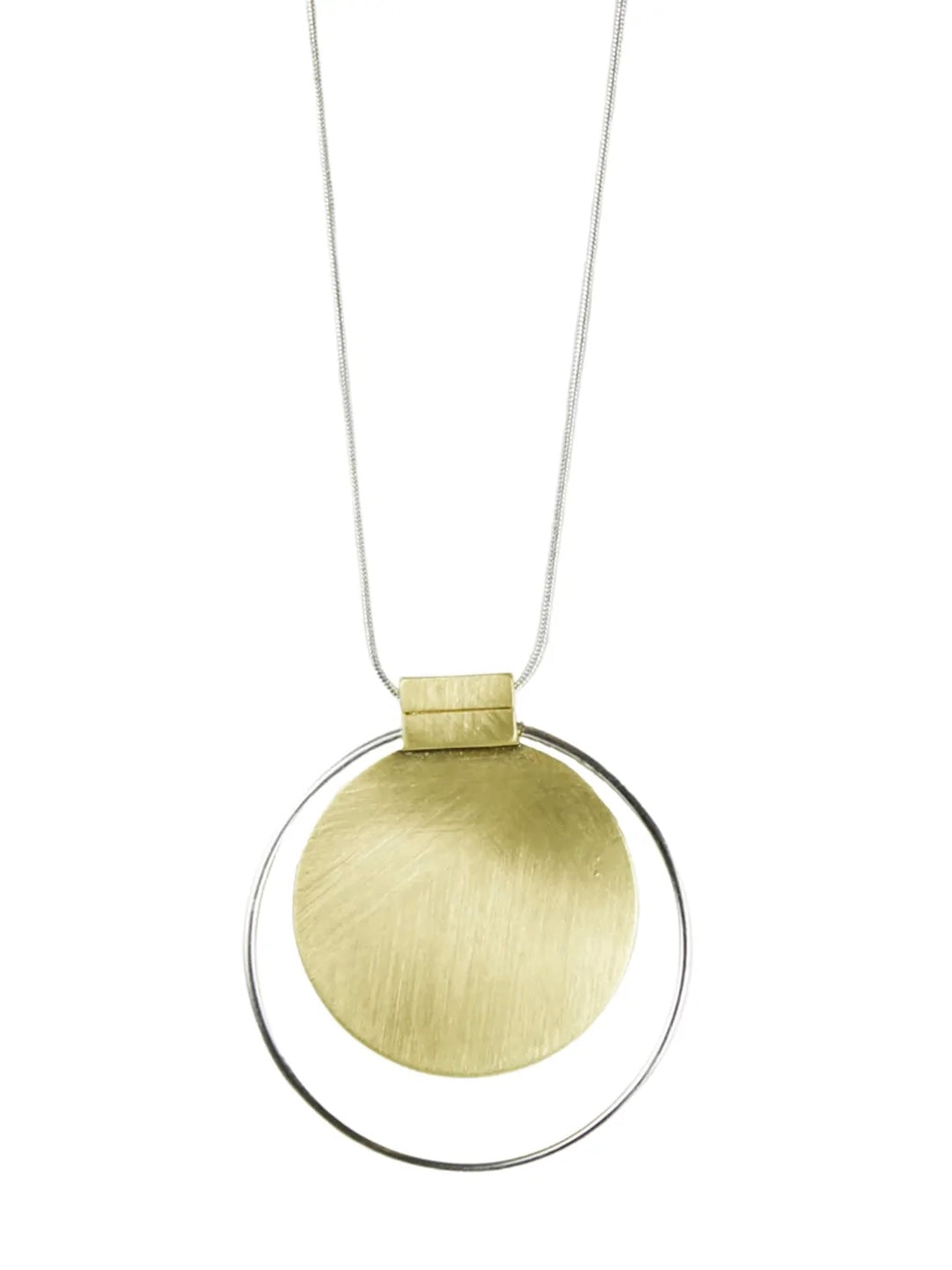 Halskette Vanity adjustable 2 Tone Circle von Dansk Copenhagen auf