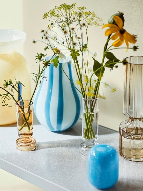 Vase Ada stripe von Broste Copenhagen auf