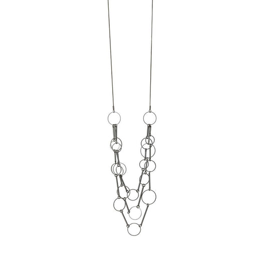 Halskette Velvet Big Circle, in mehreren Farben