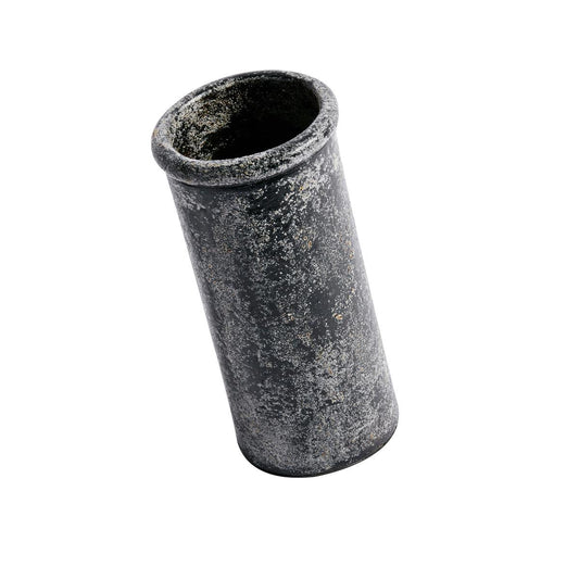 Vase Cylinder metallic finish