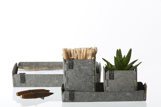 Tablett Eco-Felt eckig in 2 Größen