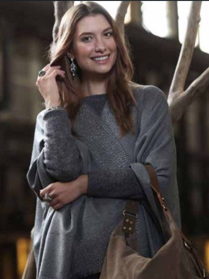 Ponchoschal in 6 Farben