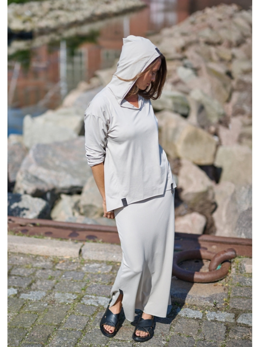 Jerseyrock lang 98033, in 2 Farben