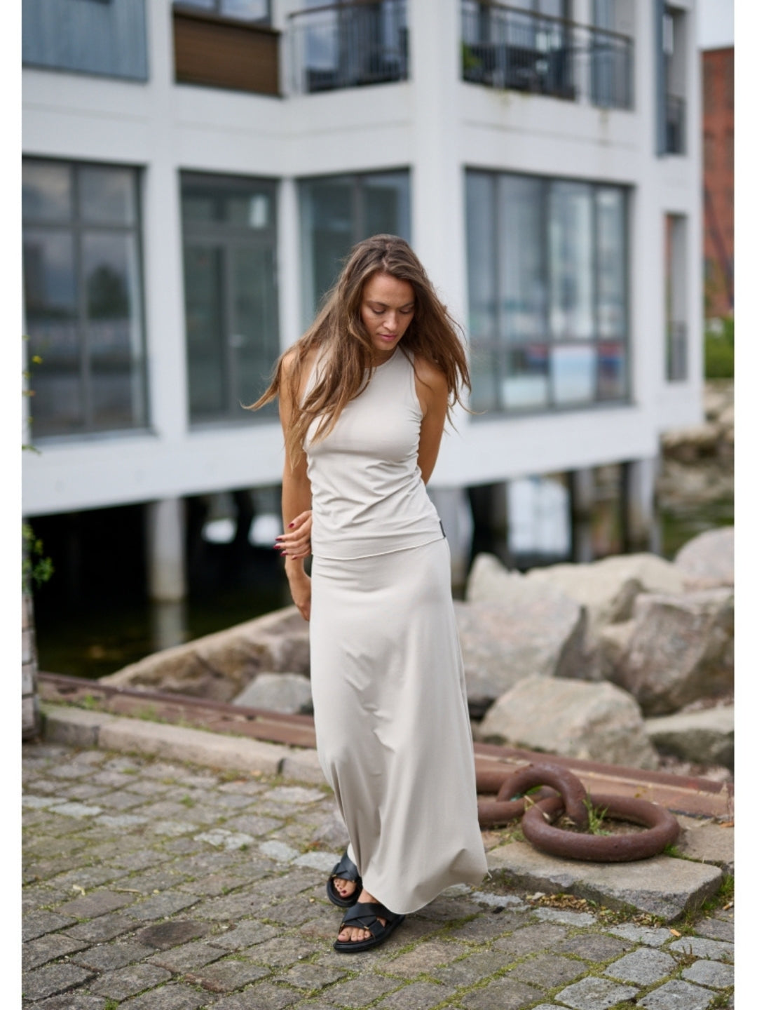 Jerseyrock lang 98033, in 2 Farben