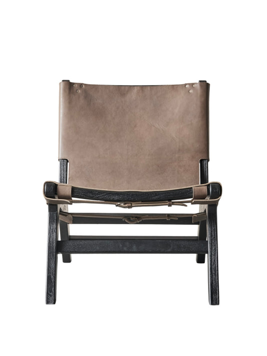 Lounge Stuhl Philosophy braun/schwarz