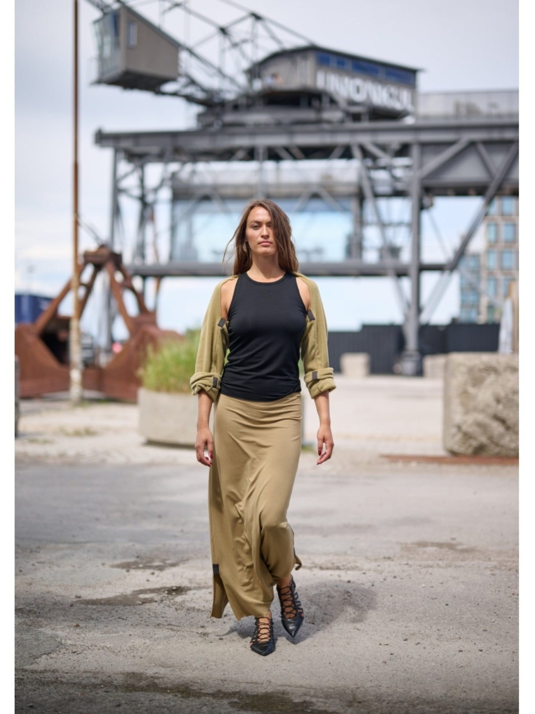 Jerseyrock lang 98033, in 2 Farben