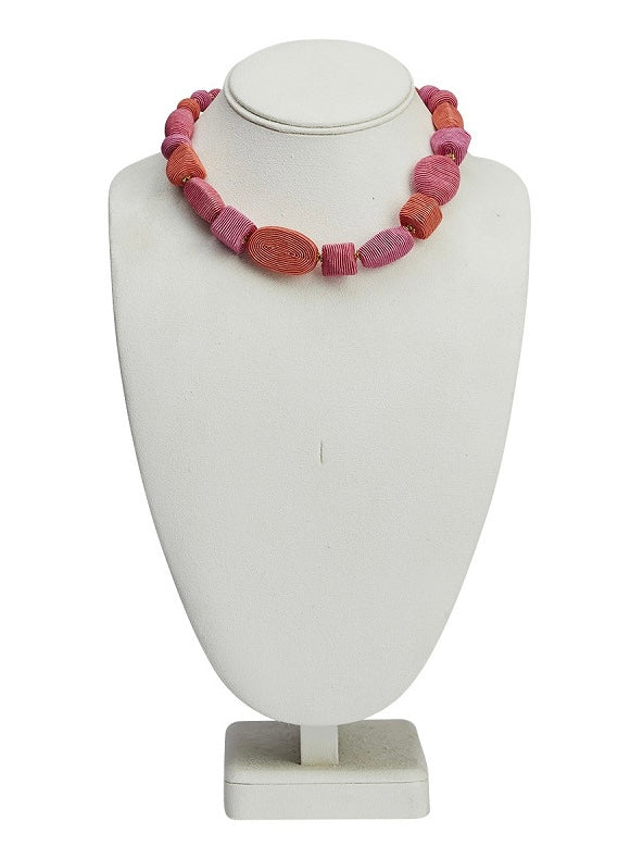 Halskette Alana coral mix