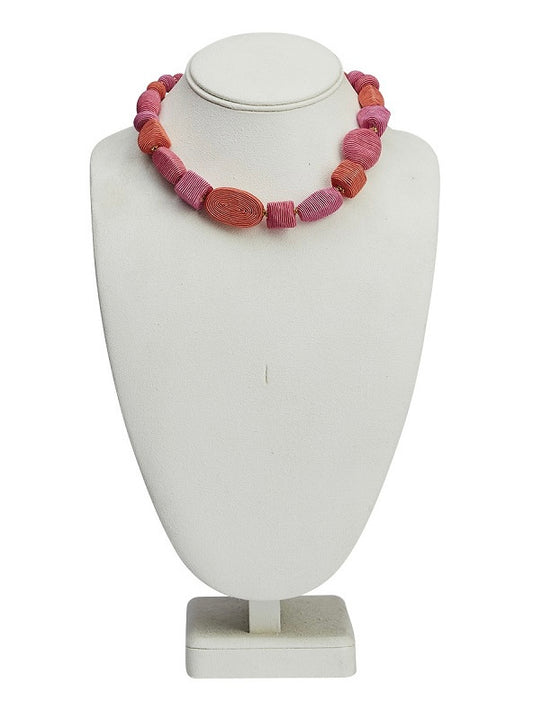 Halskette Alana coral mix