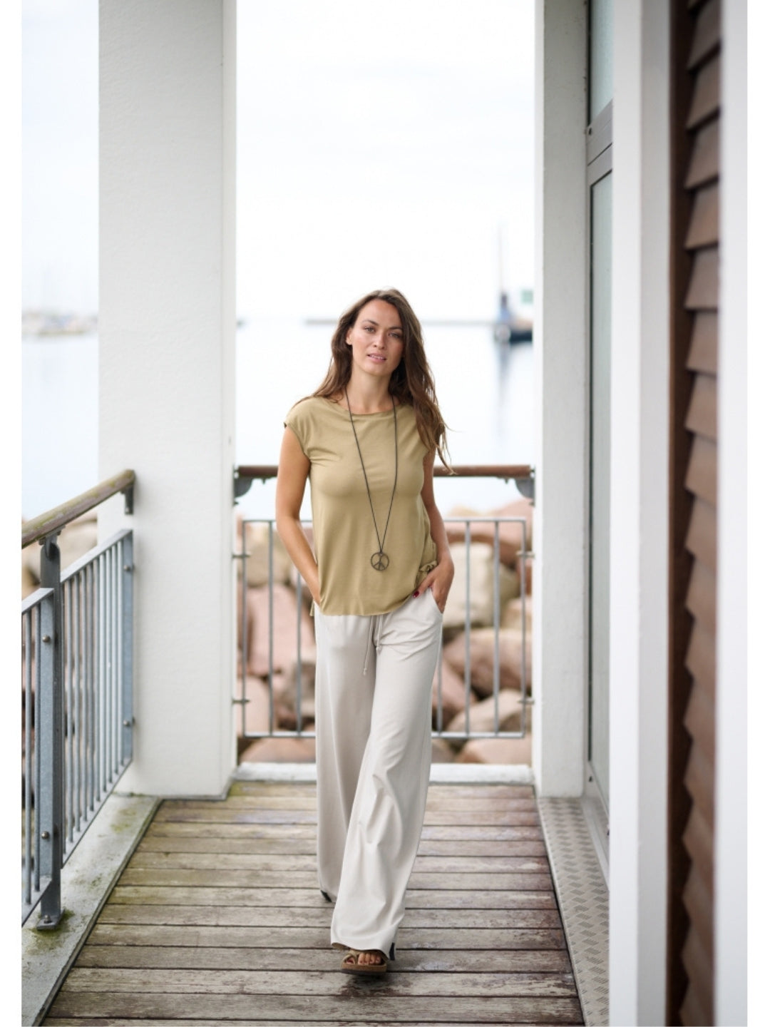 Jerseyhose mit weitem Bein 99013, in mehreren Farben