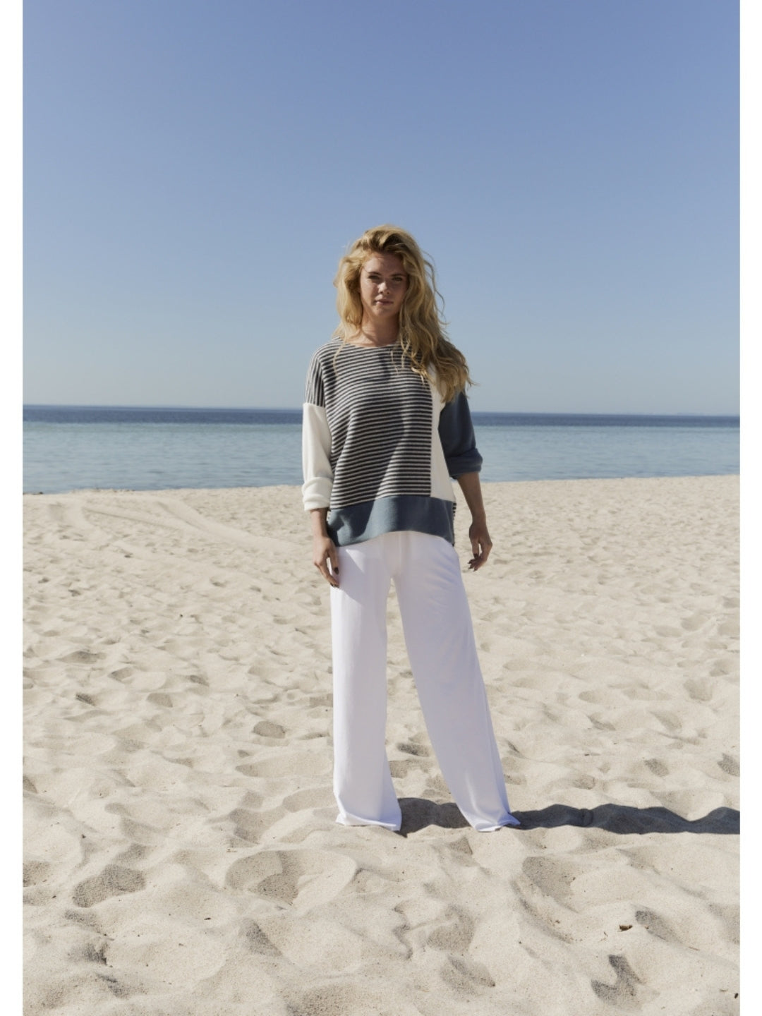 Jerseyhose mit weitem Bein 99013, in mehreren Farben