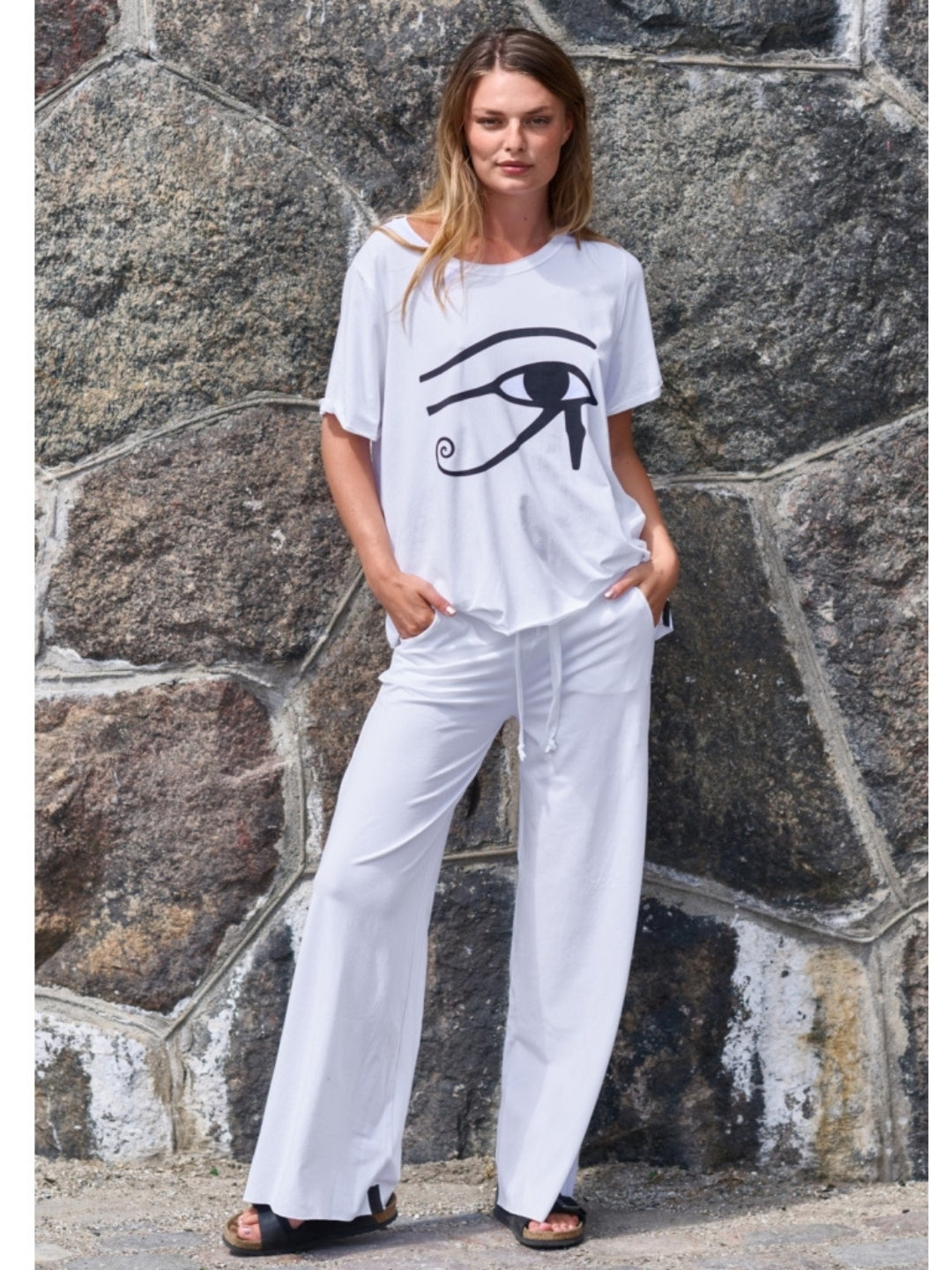 Jerseyhose mit weitem Bein 99013, in mehreren Farben