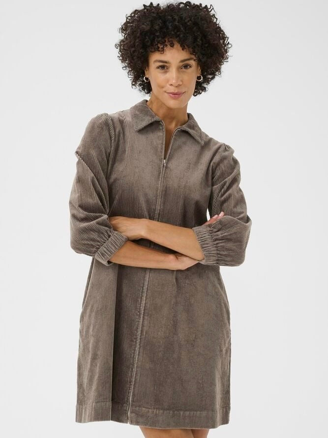 Cordkleid Eyvors PW falcon brown