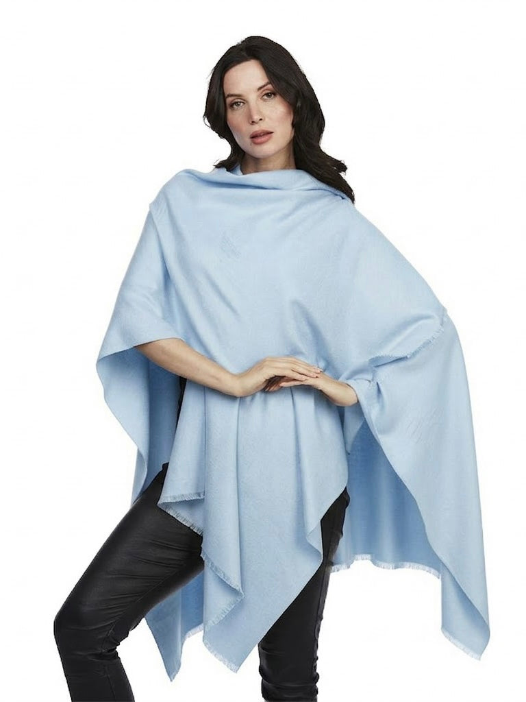 Ponchoschal Davos, in vielen Farben