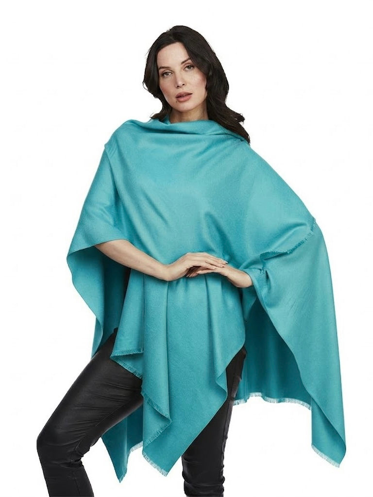 Ponchoschal Davos, in vielen Farben