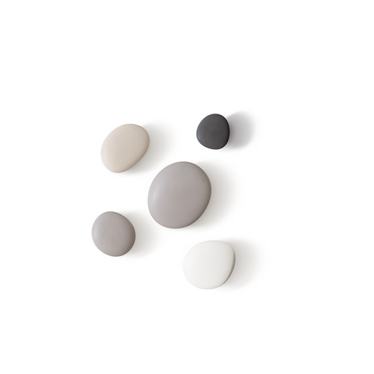 Wandinstallation HOOKS 5er Set - Rund