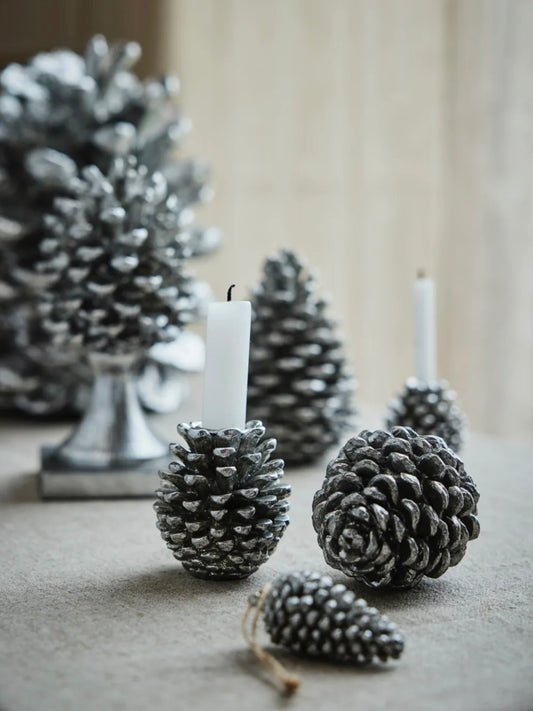 Weihnachtsanhänger Serafina Zapfen antik silber