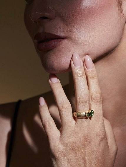 Ring Ira goldfarben, in 4 Farben