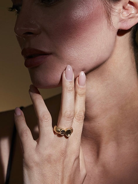 Ring Ira goldfarben, in 4 Farben