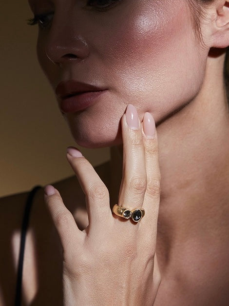 Ring Ira goldfarben, in 4 Farben