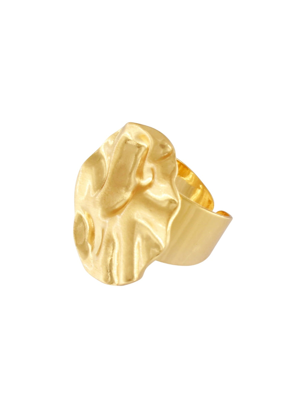 Ring Elysian adjustable irregular curve, in 2 Farben