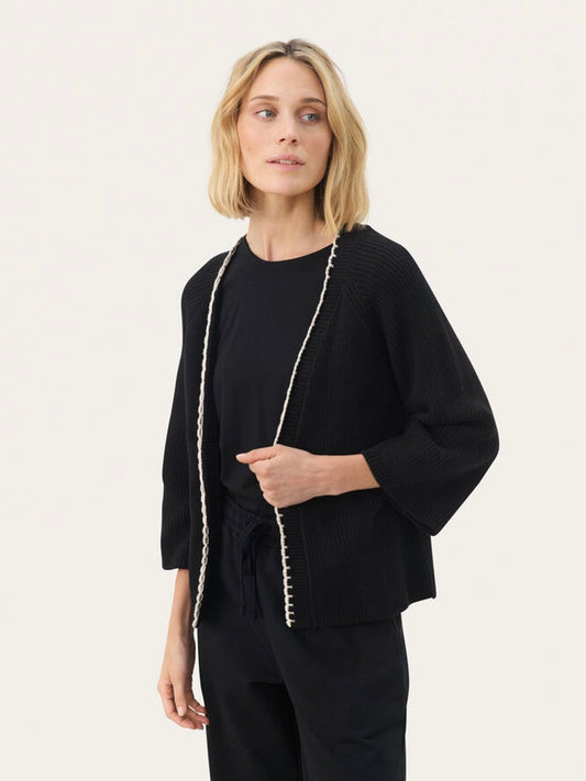 Strickjacke Tritte PW, in 2 Farben