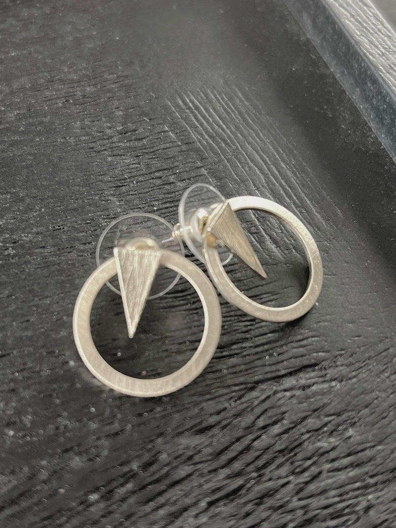 Ohrstecker Theia 2in1 Triangle & Circle, in 2 Farben