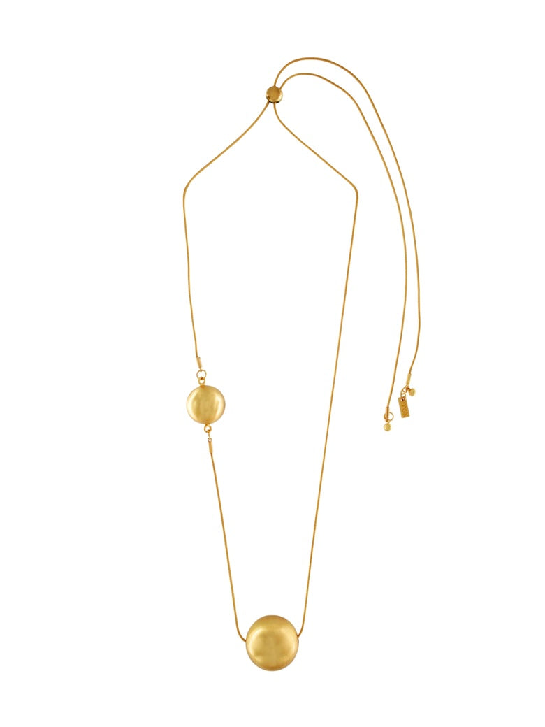 Halskette Tabitha adjustable double Ball, in 2 Farben