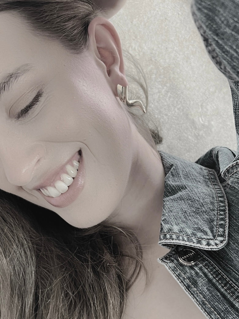 Ohrstecker Elysian Curvilinear, in 2 Farben