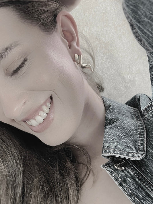 Ohrstecker Elysian Curvilinear, in 2 Farben