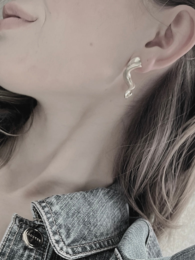 Ohrstecker Elysian Curvilinear, in 2 Farben