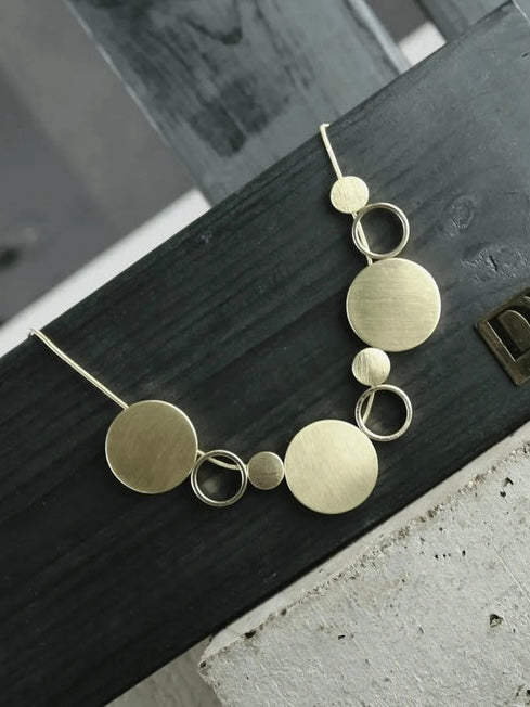 Halskette Vanity short dot silber