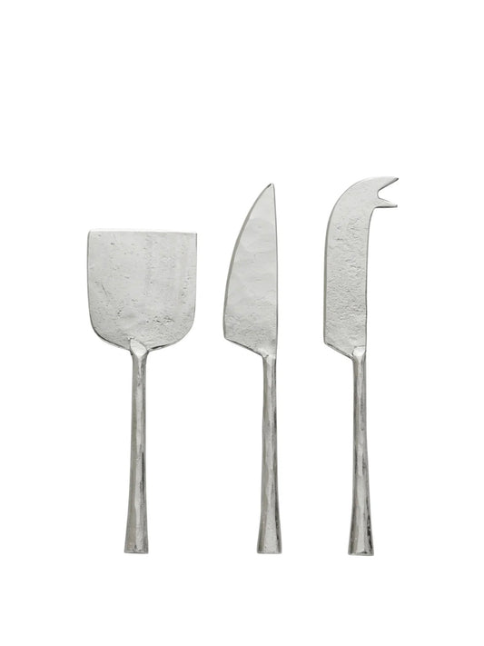 Käsemesser 3er-Set Demilla silber
