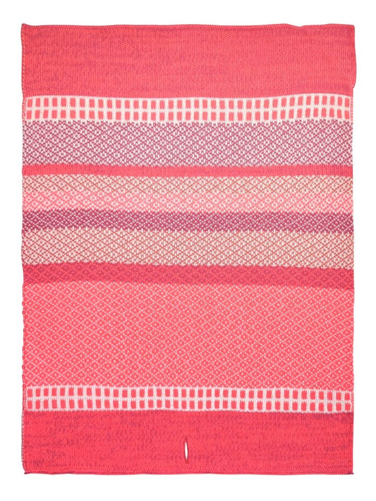 Küchenhandtuch aus Restgarn in feinem Jacquardmuster, Flamingo Mix