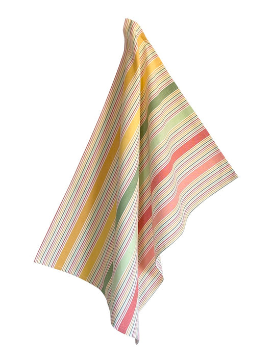 Geschirrtuch Streifen Papaya Mix