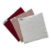 Wischtücher 3er Set natur/nougat/tiefrot Kombi