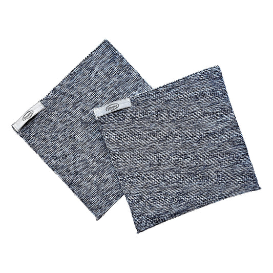 Wischtücher 2er Set aus Restgarn ocean wave Mix