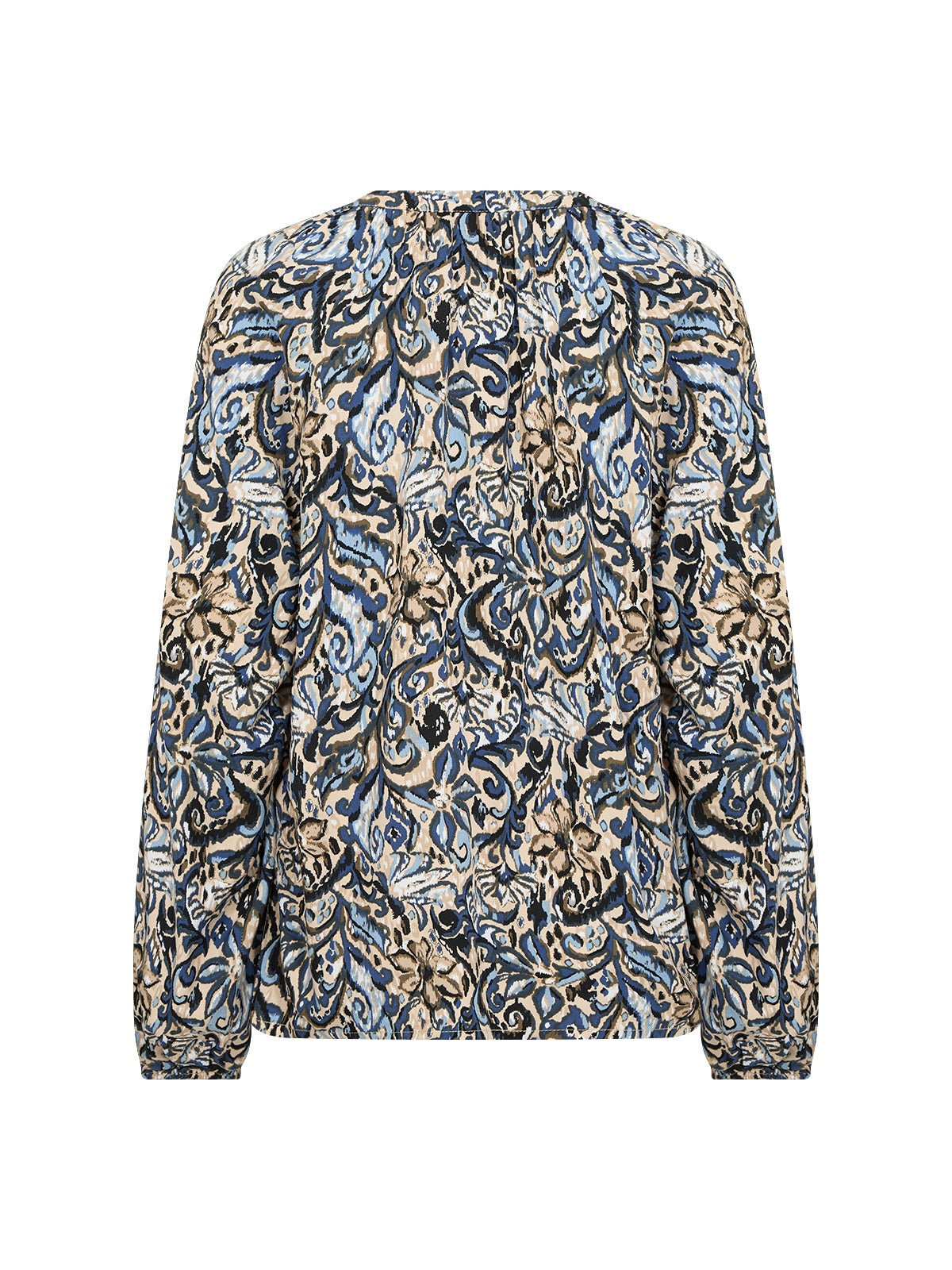 Blusenshirt SC-Vava 1 kobaltblau gemustert