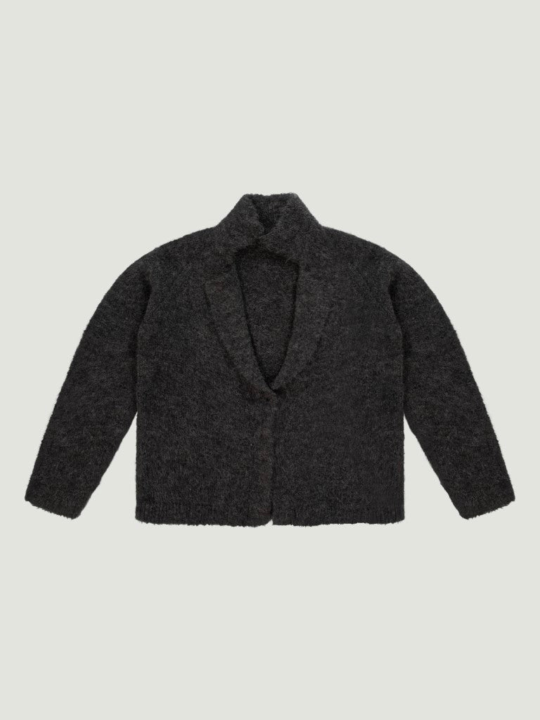 Strickjacke Lodewijk anthrazit