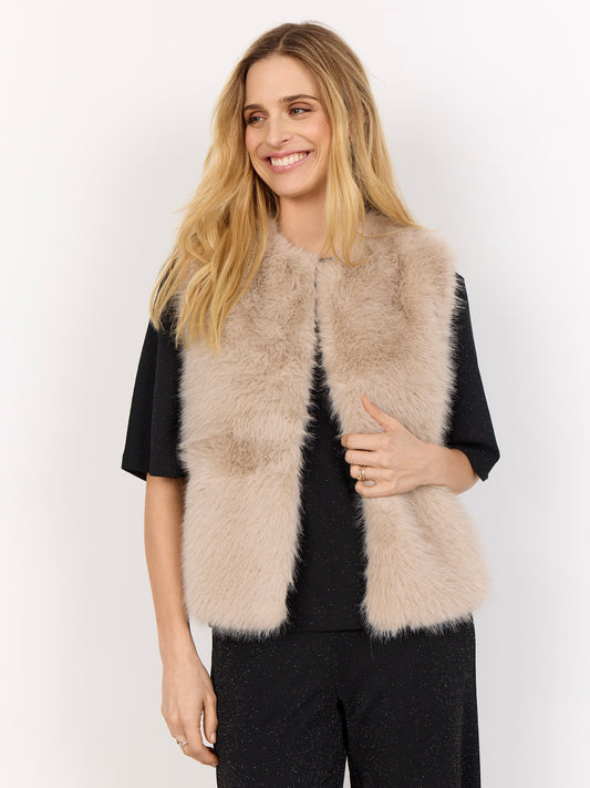 Kunstpelzweste SC-Naida 3 creme