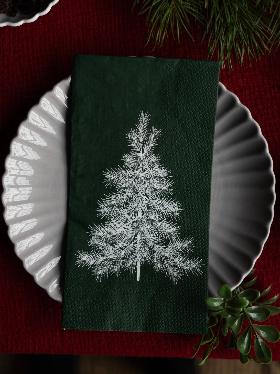 Papierservietten 16er Packung Julgran, in 2 Farben