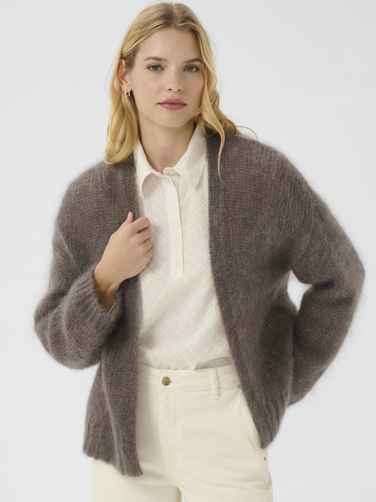 Strickjacke Rastina PW falcon