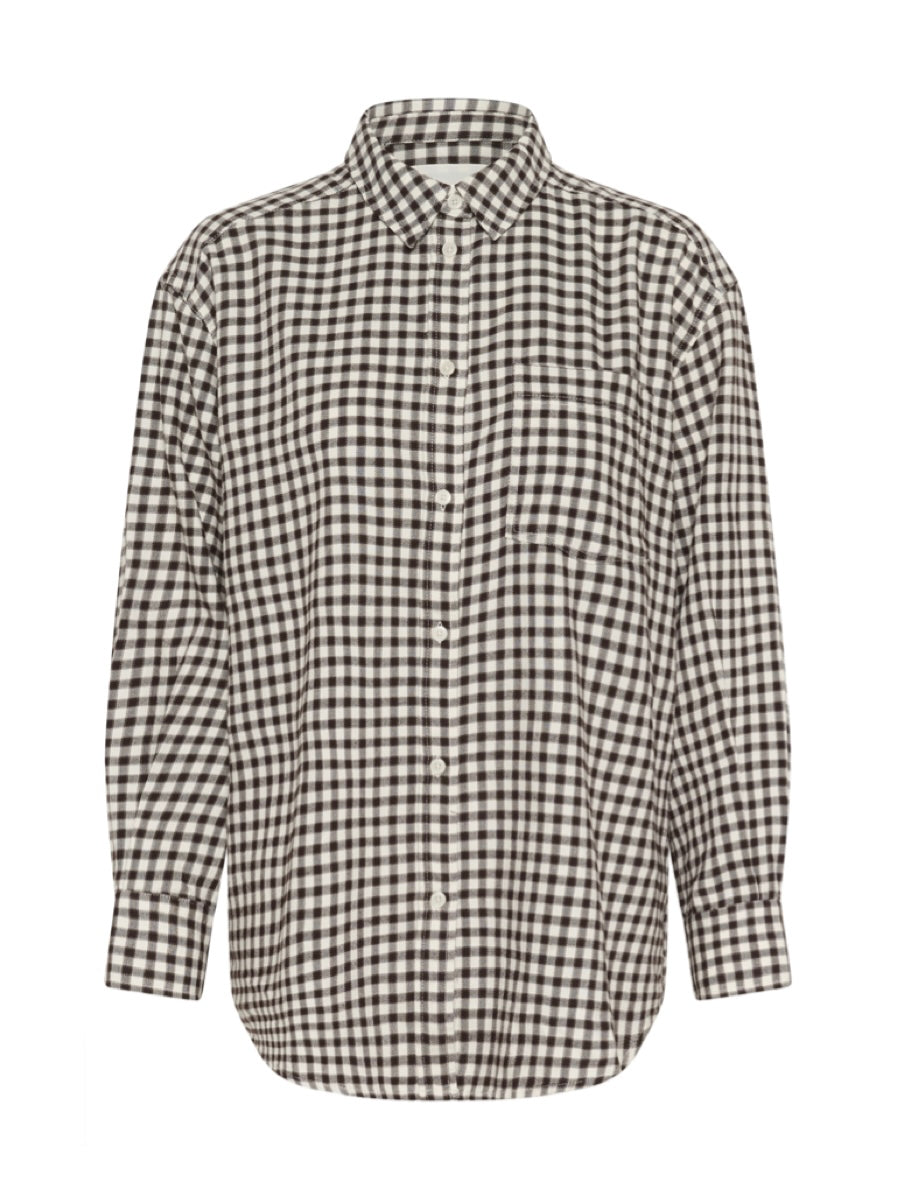 Hemdbluse Samea PW ganache mini check