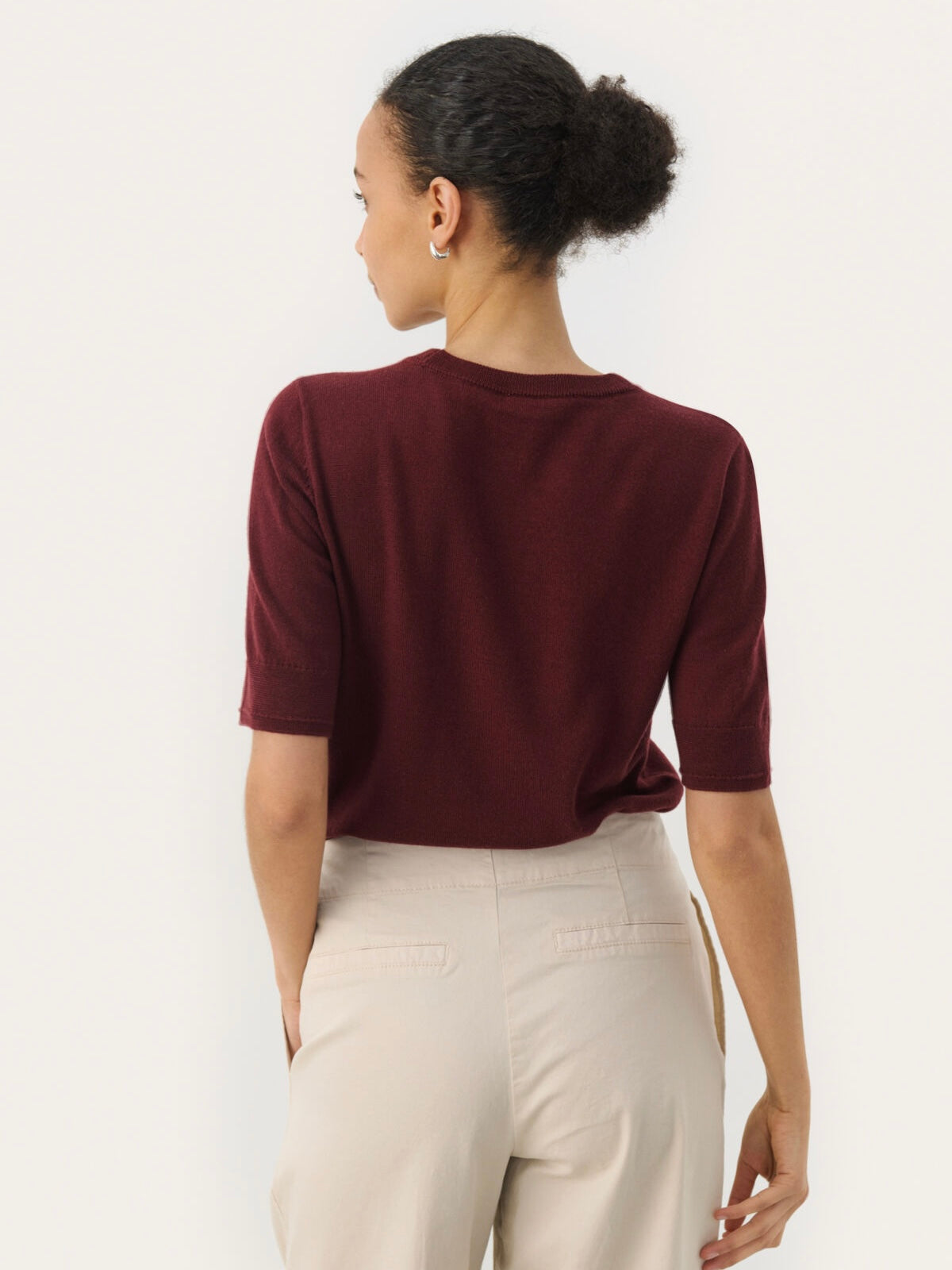 Halbarmpullover Natanya PW tawny port