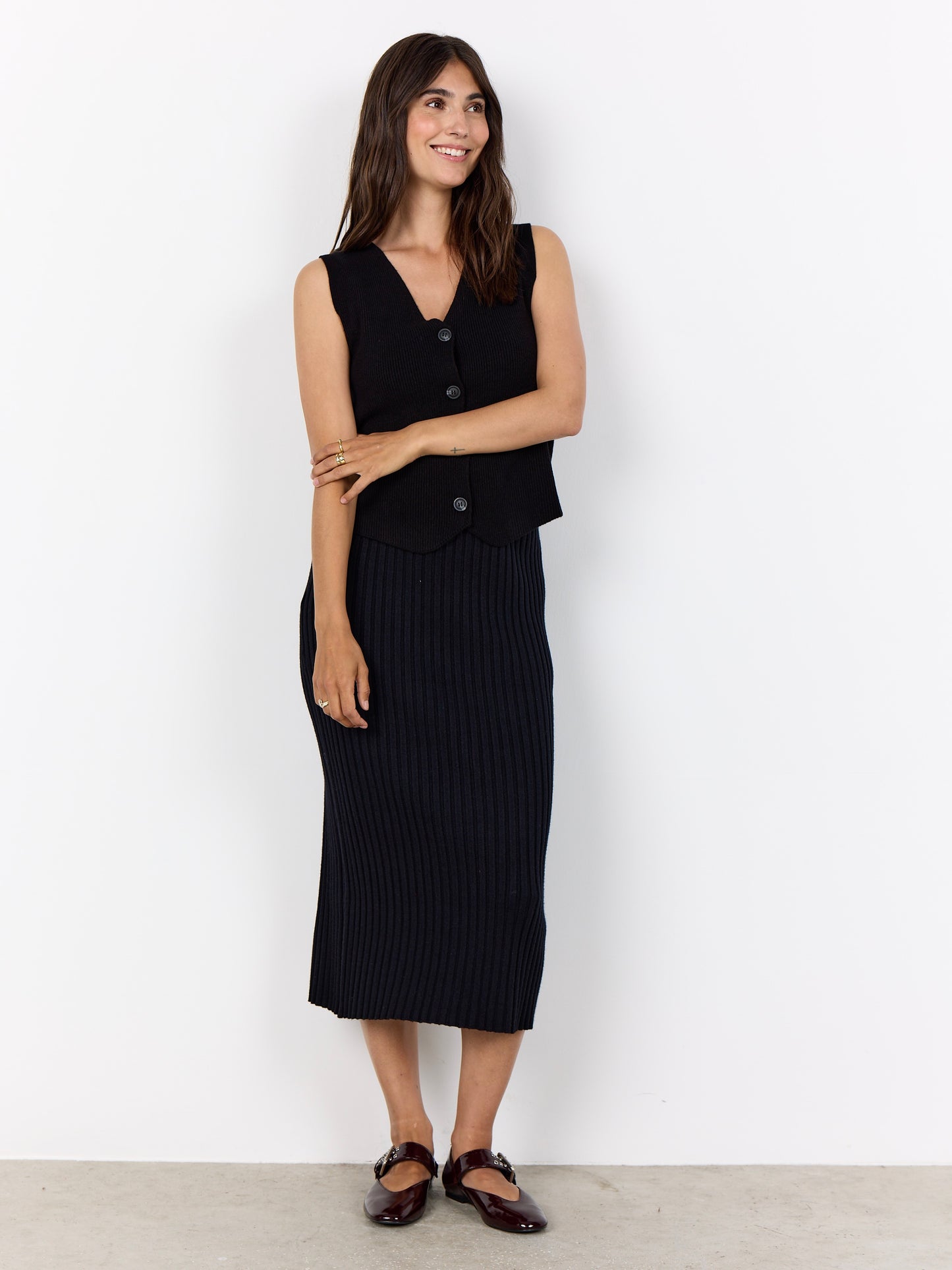 Strickrock lang SC-Kanita 23, in mehreren Farben