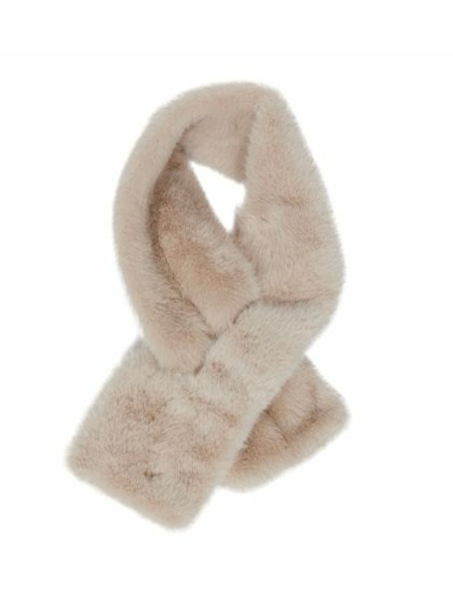 Webpelzschal Zoe beige