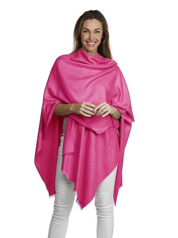 Ponchoschal Davos, in vielen Farben