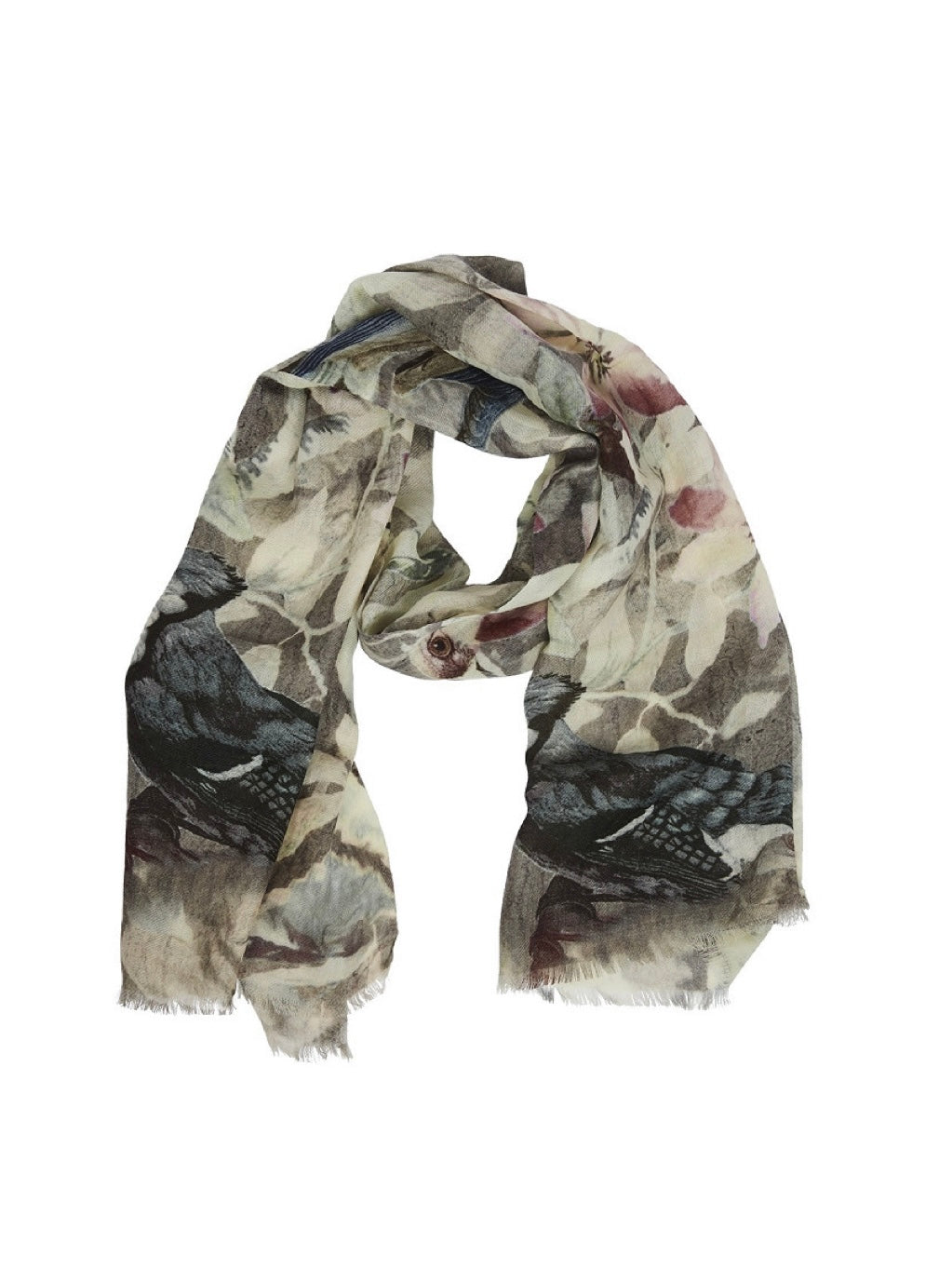 Wollschal Eden beige mix